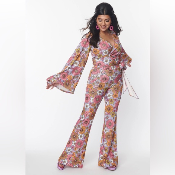 smak parlor Pants - Smack Parlor from u pique vintage 2 piece hippie retro floral set size small/4